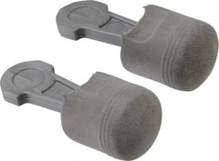 3M - Reusable, Uncorded, 29 dB Earplugs - Gray, No Roll - Industrial Tool & Supply