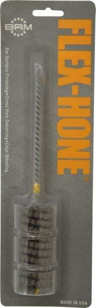 Brush Research Mfg. - 1" to 1-1/8" Bore Diam, Diamond Flexible Hone - Extra Fine, 8" OAL - Industrial Tool & Supply