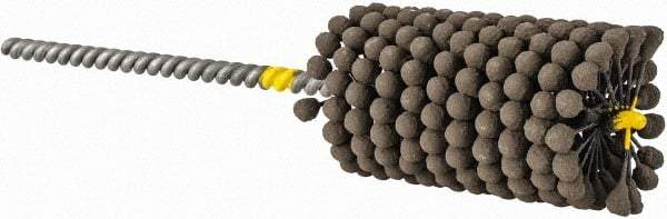 Brush Research Mfg. - 1-3/8" to 1-1/2" Bore Diam, Diamond Flexible Hone - Extra Fine, 8" OAL - Industrial Tool & Supply