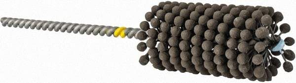 Brush Research Mfg. - 1-1/4" to 1-3/8" Bore Diam, Diamond Flexible Hone - Extra Fine, 8" OAL - Industrial Tool & Supply