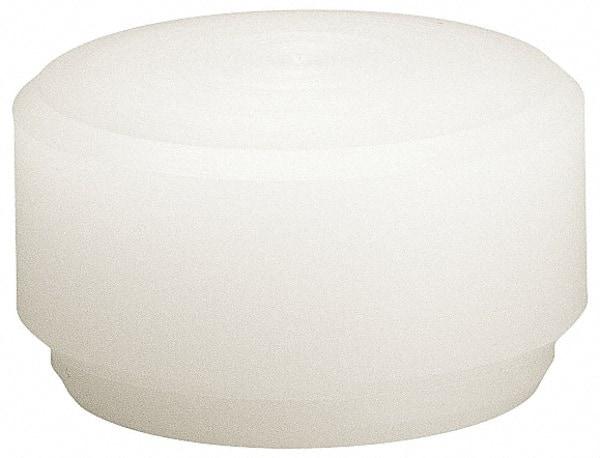 HALDER - 63/64" Face Diam, Grade Hard, White Dead Blow Hammer Tip - Nylon - Industrial Tool & Supply