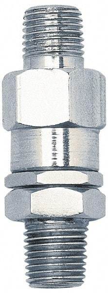 PRO-LUBE - Nickel Plated Steel Grease Gun Swivel - Industrial Tool & Supply
