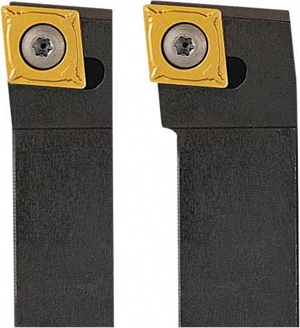 Seco - SCLC, Left Hand Cut, 95° Lead Angle, 8mm Shank Height x 8mm Shank Width, Neutral Rake Indexable Turning Toolholder - 125mm OAL, CC..0602.. Insert Compatibility, Series Screw Lock - Industrial Tool & Supply