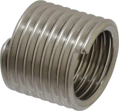 Recoil - M18x2.50 Metric Coarse, 27" OAL, Free Running Helical Insert - 8-7/8 Free Coils, Tanged, Stainless Steel, 1-1/2D Insert Length - Industrial Tool & Supply