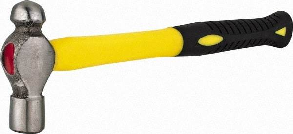 Value Collection - 5 Piece, 1/2, 3/4, 1, 1-1/2, 2 Lb Head Weight, Fiberglass, Ball Pein Hammer Set - 11-1/2, 12-1/2, 14-1/2, 15" OAL, Fiberglass Handles, Ball Pein - Industrial Tool & Supply