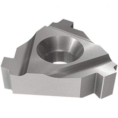 Iscar - 16IR Internal Right Hand 10 API Round Laydown Threading Insert - Grade IC908, TiAlN Coated Carbide, 9.53mm Inscribed Circle - Industrial Tool & Supply