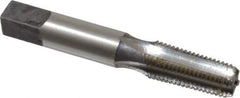 Reiff & Nestor - 1/16-27 PTF SAE Thread, 4 Flute Short Projection Standard Pipe Tap - 2-1/8" OAL, 11/16" Thread Length, 5/16" Shank Diam, Bright Finish, High Speed Steel - Exact Industrial Supply