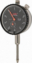 Value Collection - 1" Range, 0-100 Dial Reading, 0.001" Graduation Dial Drop Indicator - 2.28" Dial, Revolution Counter - Industrial Tool & Supply
