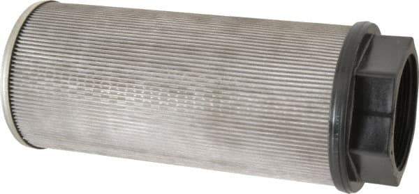 Flow Ezy Filters - 100 Mesh, 378 LPM, 100 GPM, 5.2" Diam, Female Suction Strainer without Bypass - 3 Port NPT, 12-1/2" Long - Industrial Tool & Supply