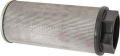 Flow Ezy Filters - 100 Mesh, 378 LPM, 100 GPM, 5.2" Diam, Female Suction Strainer without Bypass - 3 Port NPT, 12-1/2" Long - Industrial Tool & Supply