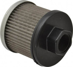 Flow Ezy Filters - 60 Mesh, 19 LPM, 5 GPM, 3.2" Diam, Female Suction Strainer without Bypass - 3/4 Port NPT, 3-1/2" Long - Industrial Tool & Supply