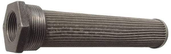 Flow Ezy Filters - 100 Mesh, 378 LPM, 100 GPM, 4" Diam, Male/Female Tank Mounted Strainer - 4 x 3 Port NPT, 11.4" Long - Industrial Tool & Supply
