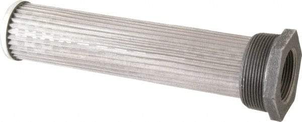 Flow Ezy Filters - 100 Mesh, 95 LPM, 25 GPM, 2" Diam, Male/Female Tank Mounted Strainer - 2 x 1 1/4 Port NPT, 9.6" Long - Industrial Tool & Supply