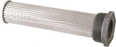 Flow Ezy Filters - 100 Mesh, 95 LPM, 25 GPM, 2" Diam, Male/Female Tank Mounted Strainer - 2 x 1 1/4 Port NPT, 9.6" Long - Industrial Tool & Supply