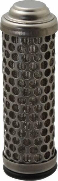 Flow Ezy Filters - 238 Micron, 1" Outside Diam, 3.4" Long, Stainless Steel Wire Cloth Media, Filter Element - 0.6" Inside Diam, Stainless Steel - Industrial Tool & Supply