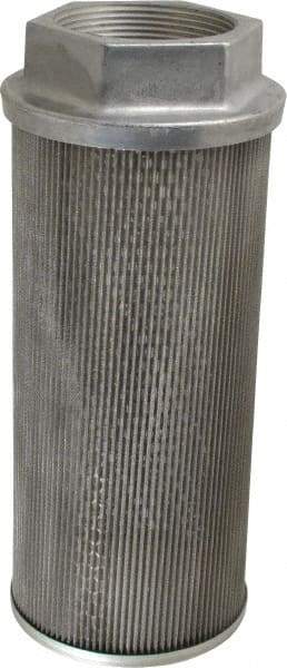 Flow Ezy Filters - 60 Mesh, 378 LPM, 100 GPM, 5.4" Diam, Female Suction Strainer without Bypass - 3 Port NPT, 12-1/2" Long - Industrial Tool & Supply
