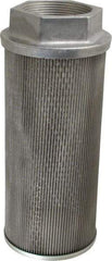 Flow Ezy Filters - 60 Mesh, 378 LPM, 100 GPM, 5.4" Diam, Female Suction Strainer without Bypass - 3 Port NPT, 12-1/2" Long - Industrial Tool & Supply