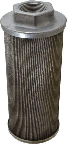 Flow Ezy Filters - 60 Mesh, 114 LPM, 30 GPM, 4.3" Diam, Female Suction Strainer without Bypass - 1-1/2 Port NPT, 9.8" Long - Industrial Tool & Supply