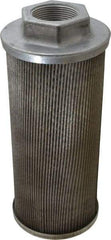 Flow Ezy Filters - 60 Mesh, 114 LPM, 30 GPM, 4.3" Diam, Female Suction Strainer without Bypass - 1-1/2 Port NPT, 9.8" Long - Industrial Tool & Supply