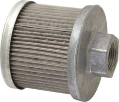Flow Ezy Filters - 60 Mesh, 19 LPM, 5 GPM, 3.3" Diam, Female Suction Strainer without Bypass - 3/4 Port NPT, 3-1/2" Long - Industrial Tool & Supply