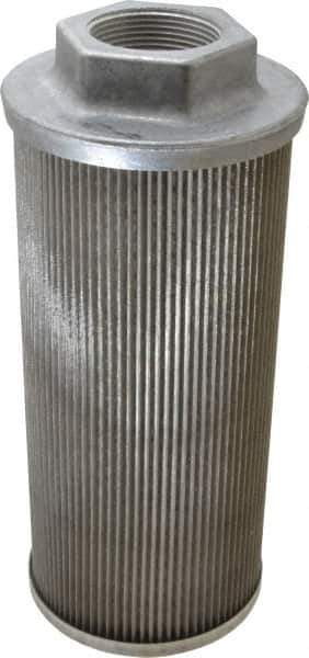 Flow Ezy Filters - 100 Mesh, 189 LPM, 50 GPM, 4.3" Diam, Female Suction Strainer without Bypass - 1-1/2 Port NPT, 9.8" Long - Industrial Tool & Supply