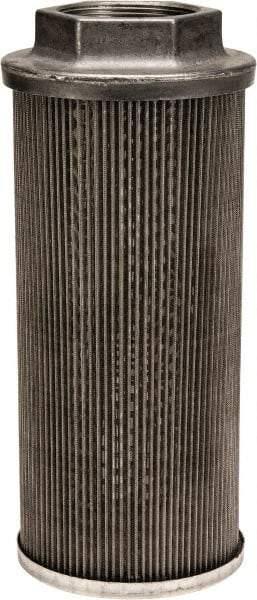 Flow Ezy Filters - 60 Mesh, 189 LPM, 50 GPM, 4.3" Diam, Female Suction Strainer without Bypass - 2 Port NPT, 9.8" Long - Industrial Tool & Supply