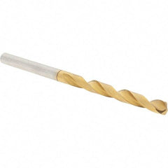 Guhring - 11/64" 118° High Speed Steel Jobber Drill - TiN Finish, Right Hand Cut, Spiral Flute, Straight Shank, 80mm OAL, Standard Point - Industrial Tool & Supply