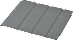 Vidmar - Tool Box Steel Drawer Divider - 3-1/2" Wide x 3-7/8" Deep x 5-1/4" High, Gray, For Vidmar Cabinets - Industrial Tool & Supply