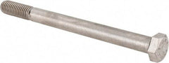 Value Collection - 1/2-13 UNC, 6" Length Under Head Hex Head Cap Screw - Partially Threaded, Grade 316 Stainless Steel, Uncoated, 3/4" Hex - Industrial Tool & Supply