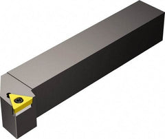 Sandvik Coromant - STGC, Right Hand Cut, -1° Lead Angle, 20mm Shank Height x 20mm Shank Width, Neutral Rake Indexable Turning Toolholder - 125mm OAL, TCMT 16 T3 08 Insert Compatibility, Series CoroTurn 107 - Industrial Tool & Supply
