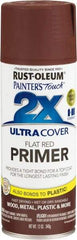Rust-Oleum - 12 oz Red Aerosol Primer - 10 to 12 Sq Ft Coverage, Interior/Exterior - Industrial Tool & Supply