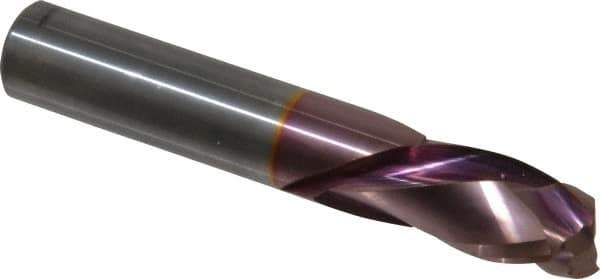 Onsrud - 1/2" Cutting Diam x 7/8" Length of Cut, 2 Flute, Compression Spiral Router Bit - Marathon Coated, Right Hand Cut, Solid Carbide, 3" OAL x 1/2" Shank Diam, Double Edge, 30° Helix Angle - Industrial Tool & Supply