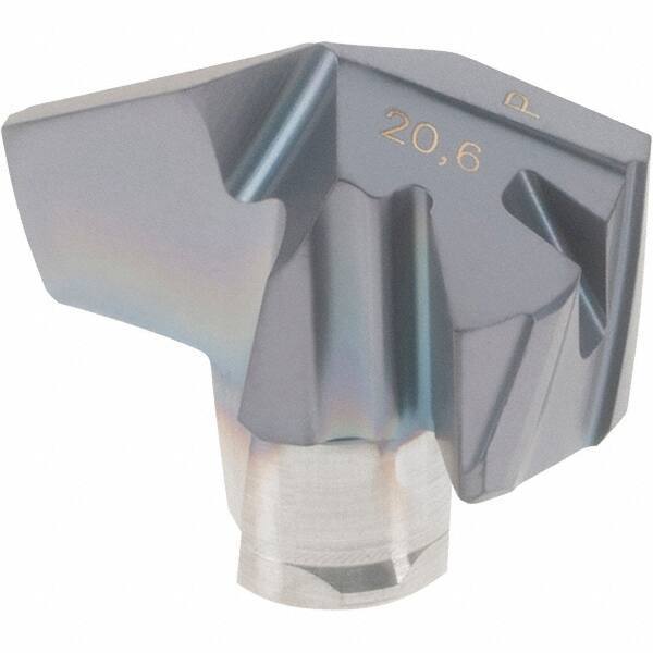 Iscar - Series ICP-2M, 0.811" Diam Grade IC908 140° Replaceable Drill Tip - Carbide, TiAlN Finish, 20 Seat Size, Through Coolant - Industrial Tool & Supply