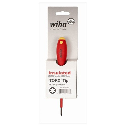 Insulated Hex Metric Screwdriver 6.0 × 100 mm Blade, 218 mm Overall Length In Carded Hanger - Industrial Tool & Supply