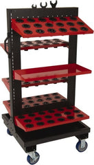 Huot - 90 Tool Capacity, HSK HSK 63A Taper ToolScoot Tree CNC Tool Cart - Industrial Tool & Supply