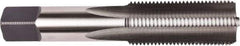 Union Butterfield - M18x1.50 Metric Coarse 6H 4 Flute Bright Finish High Speed Steel Straight Flute Standard Hand Tap - Plug, Right Hand Thread, 4-1/32" OAL, 1-13/16" Thread Length, D6 Limit, Oversize - Exact Industrial Supply
