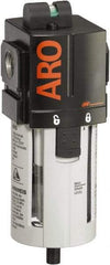 ARO/Ingersoll-Rand - 3/8" Port Coalescing Filter - Polycarbonate Bowl, Automatic Drain, 150 Max psi, 0.3 Micron Rating, 2.756" Long x 2.874" Wide x 8.583" High - Industrial Tool & Supply