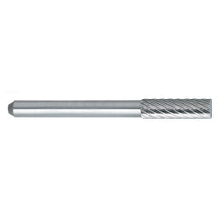 ‎SM-53 -3/16 × 1/2 LOC × 1/8 Shank × 1-1/2 OAL 10 Degree Inverted Angle Carbide Medium Right Hand Spiral Burr - Industrial Tool & Supply