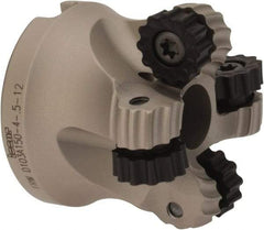 Iscar - 1.03" Cut Diam, 0.236" Max Depth, 1/2" Arbor Hole, 4 Inserts, RC.. 1206 Insert Style, Indexable Copy Face Mill - FRW Cutter Style, 1-1/4 High, Through Coolant, Series MillShred - Industrial Tool & Supply