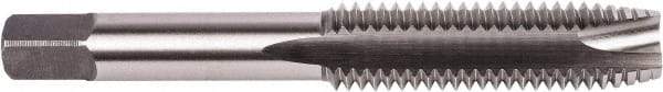 Union Butterfield - M4x0.70 Metric Coarse, 2 Flute, Bright Finish, High Speed Steel Spiral Point Tap - Plug Chamfer, Right Hand Thread, 2-1/8" OAL, 3/4" Thread Length, 0.168" Shank Diam, 6H Class of Fit, Series 1785M - Exact Industrial Supply