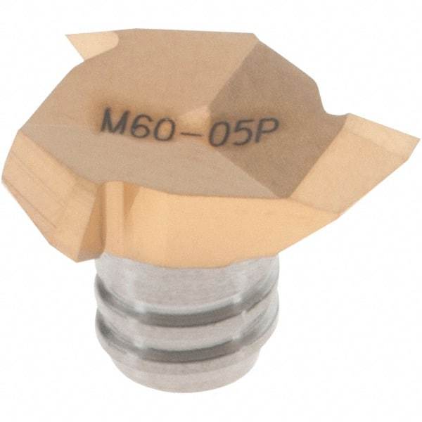 Iscar - MM TRDT06 IC528 Grade Carbide Thread Mill Milling Tip Insert - TiCN/TiN Coated, 3 Flutes, 15.7mm Cut Diam - Industrial Tool & Supply