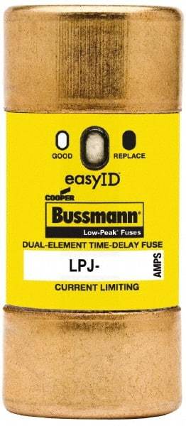 Cooper Bussmann - 300 VDC, 600 VAC, 40 Amp, Time Delay General Purpose Fuse - Fuse Holder Mount, 2-3/8" OAL, 100 at DC, 300 at AC (RMS) kA Rating, 1-1/16" Diam - Industrial Tool & Supply