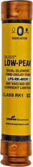 Cooper Bussmann - 300 VDC, 600 VAC, 40 Amp, Time Delay General Purpose Fuse - Fuse Holder Mount, 5-1/2" OAL, 100 at DC, 300 at AC (RMS) kA Rating, 27mm Diam - Industrial Tool & Supply