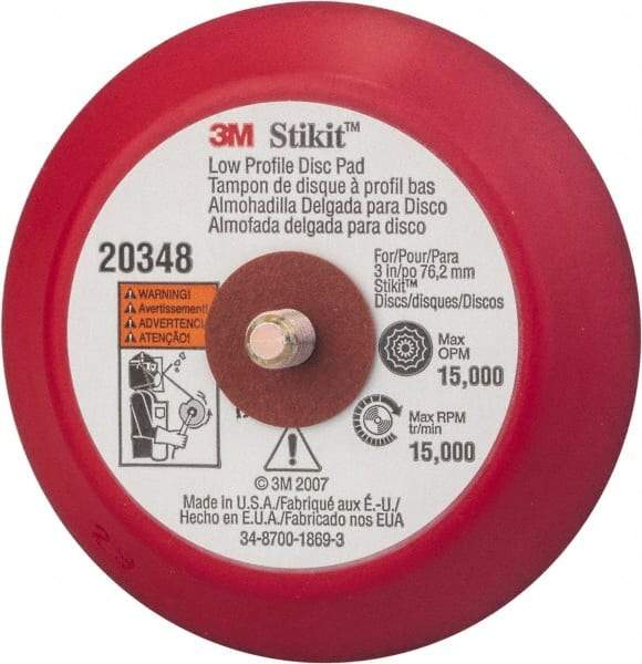 3M - Disc Backing Pad - 15,000 RPM - Industrial Tool & Supply
