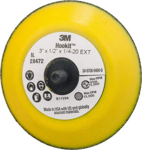 3M - Disc Backing Pad - 15,000 RPM - Industrial Tool & Supply