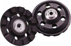 3M - 3" Diam Disc Backing Pad - 1/4" Shank Diam, Medium Density, 12,000 RPM, Roloc TR Compatible - Industrial Tool & Supply