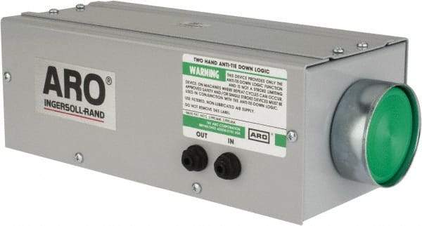 ARO/Ingersoll-Rand - Manually Operated Valves   Valve Type: Two Hand Anti-Tie Down    Actuator Type: Palm Button - Industrial Tool & Supply