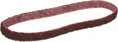 3M - 3/8" Wide x 13" OAL, Aluminum Oxide Abrasive Belt - Aluminum Oxide, Medium, Nonwoven, Series SC-BS - Industrial Tool & Supply