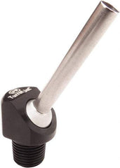 QPM Products - 1/4" Hose Inside Diam, Coolant Hose Nozzle - NPT, for Use with CNC Lathes - Industrial Tool & Supply