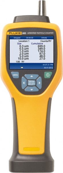 Fluke - Thermometer/Hygrometers & Barometers Type: Particle Counter Maximum Relative Humidity (%): 95.00 - Industrial Tool & Supply